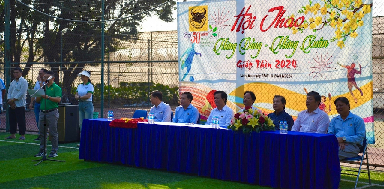 Công ty Cổ phần Phân bón Bình Điền tổ chức hội thao và tiệc tất niên cho người lao động