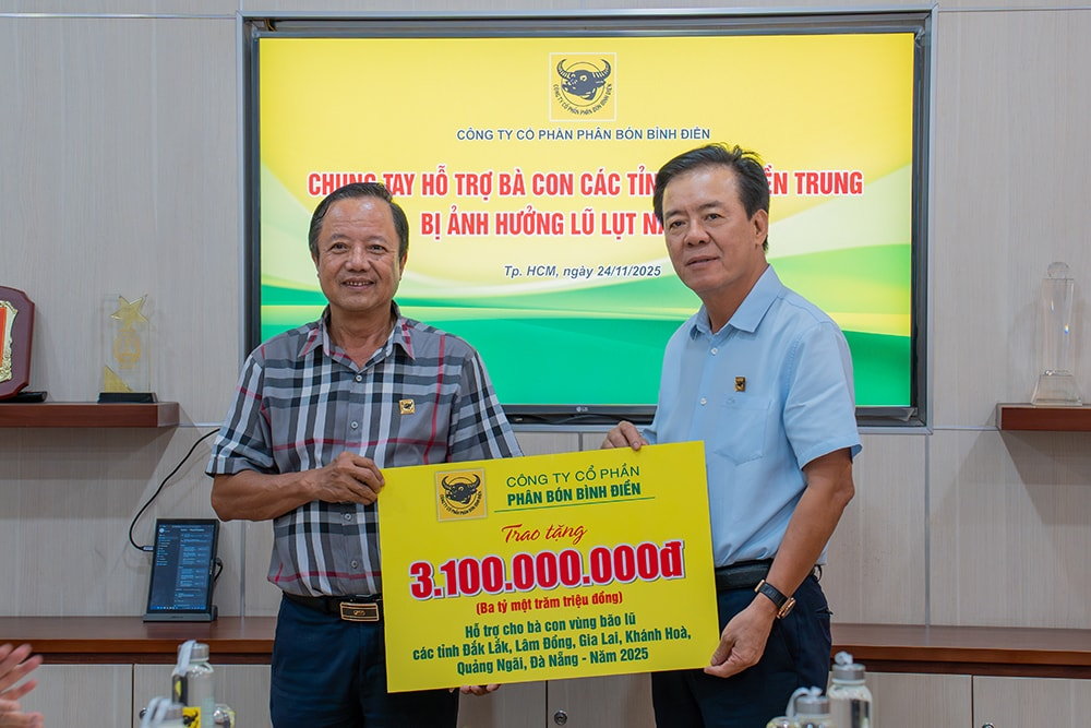 Vừa rời Thanh Hoá, Bình Điền tiếp tục triển khai gói hỗ trợ 3,1 tỷ đồng về vùng lũ Nam miền Trung