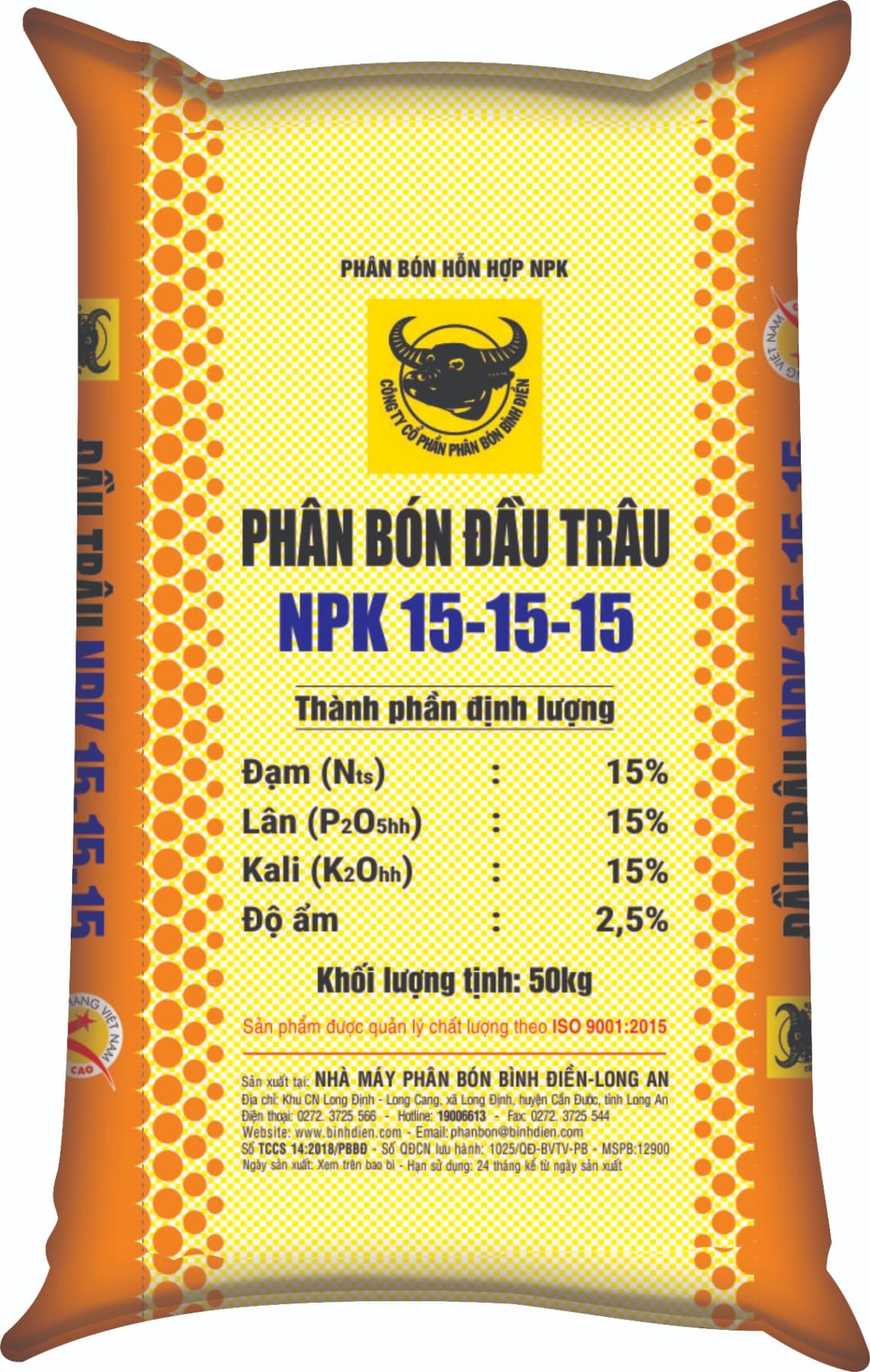 NPK ĐẦU TRÂU 15-15-15