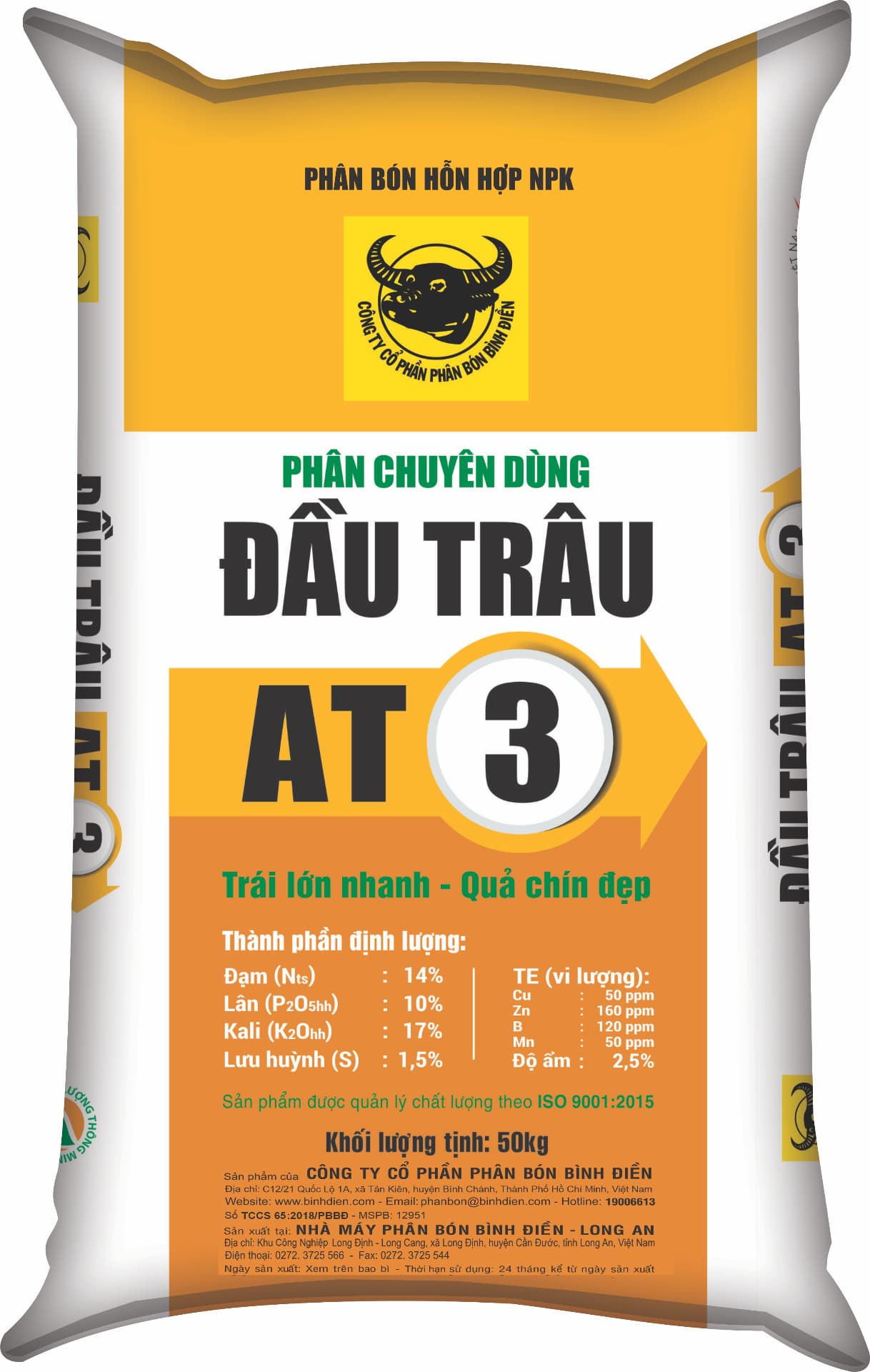 Đầu Trâu AT3 (Dùng cho cây ăn trái Miền Trung, Miền Đông, Tây Nguyên)
