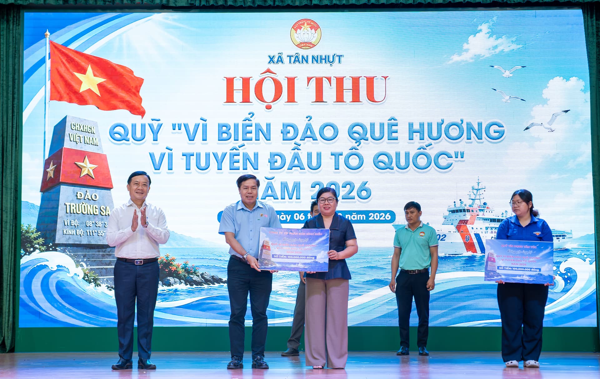 Phân bón Bình Điền tham gia ủng hộ Quỹ “Vì biển đảo quê hương- vì tuyến đầu Tổ quốc”. Trọn vẹn nghĩa tình hậu phương.