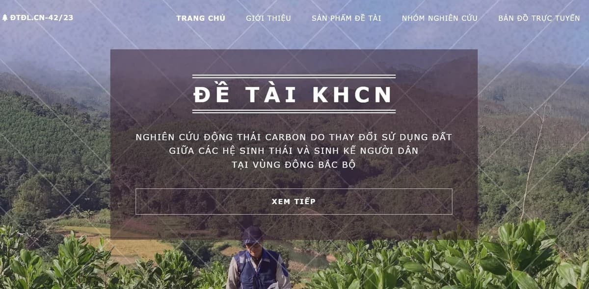 Giám sát phát thải các-bon do thay đổi sử dụng đất