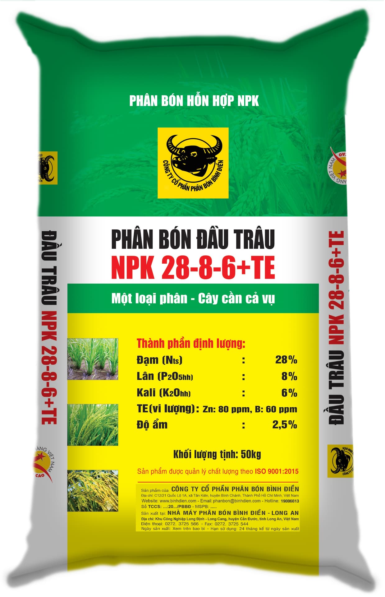 NPK 28-8-6+TE (Chuyên dùng cho lúa)