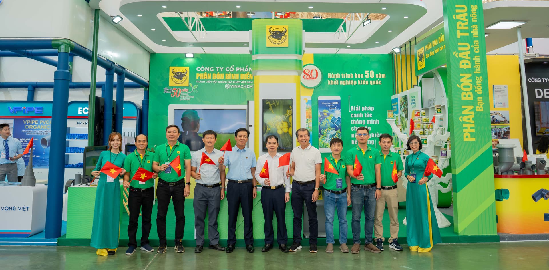Phân bón Bình Điền: Khẳng định vị thế thương hiệu quốc gia với tầm nhìn "Xanh hóa - Số hóa" tại Triển lãm 80 năm thành tựu đất nước