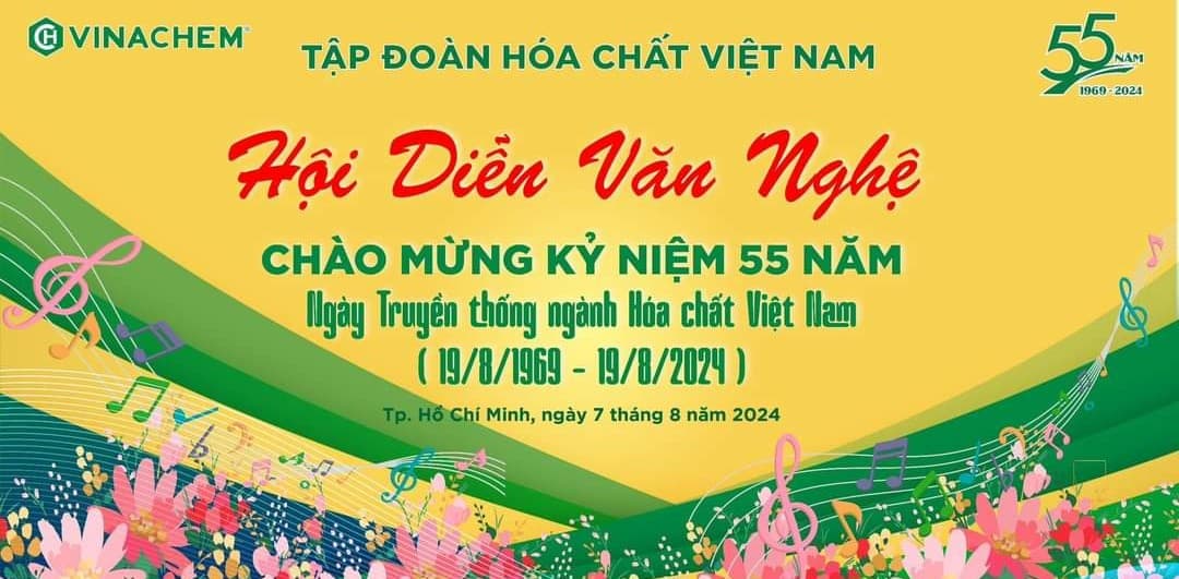 Đóa hoa tươi thắm chào mừng 55 năm Ngày truyền thống ngành Hoá chất