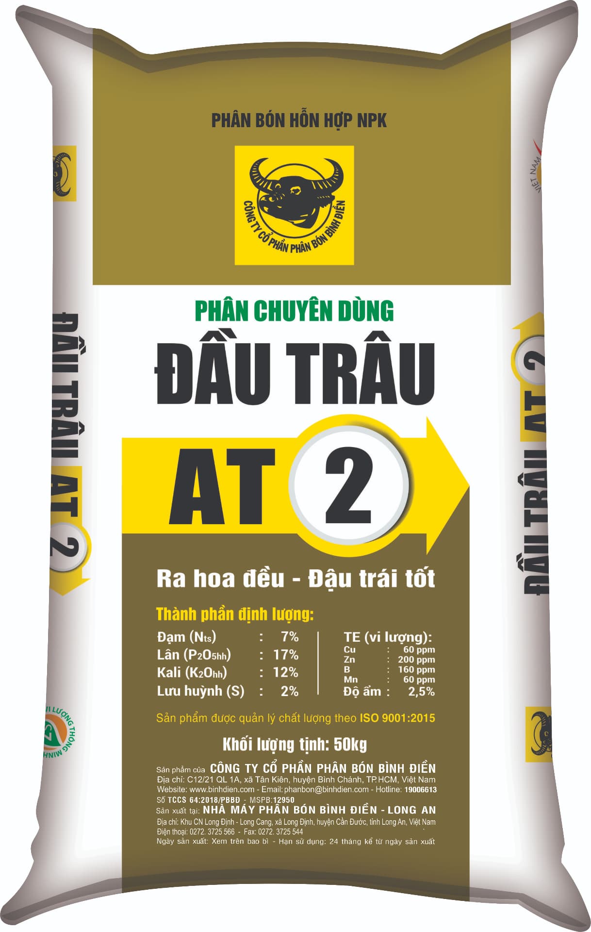 Đầu Trâu AT2 (Dùng cho cây ăn trái Miền Trung, Miền Đông, Tây Nguyên)