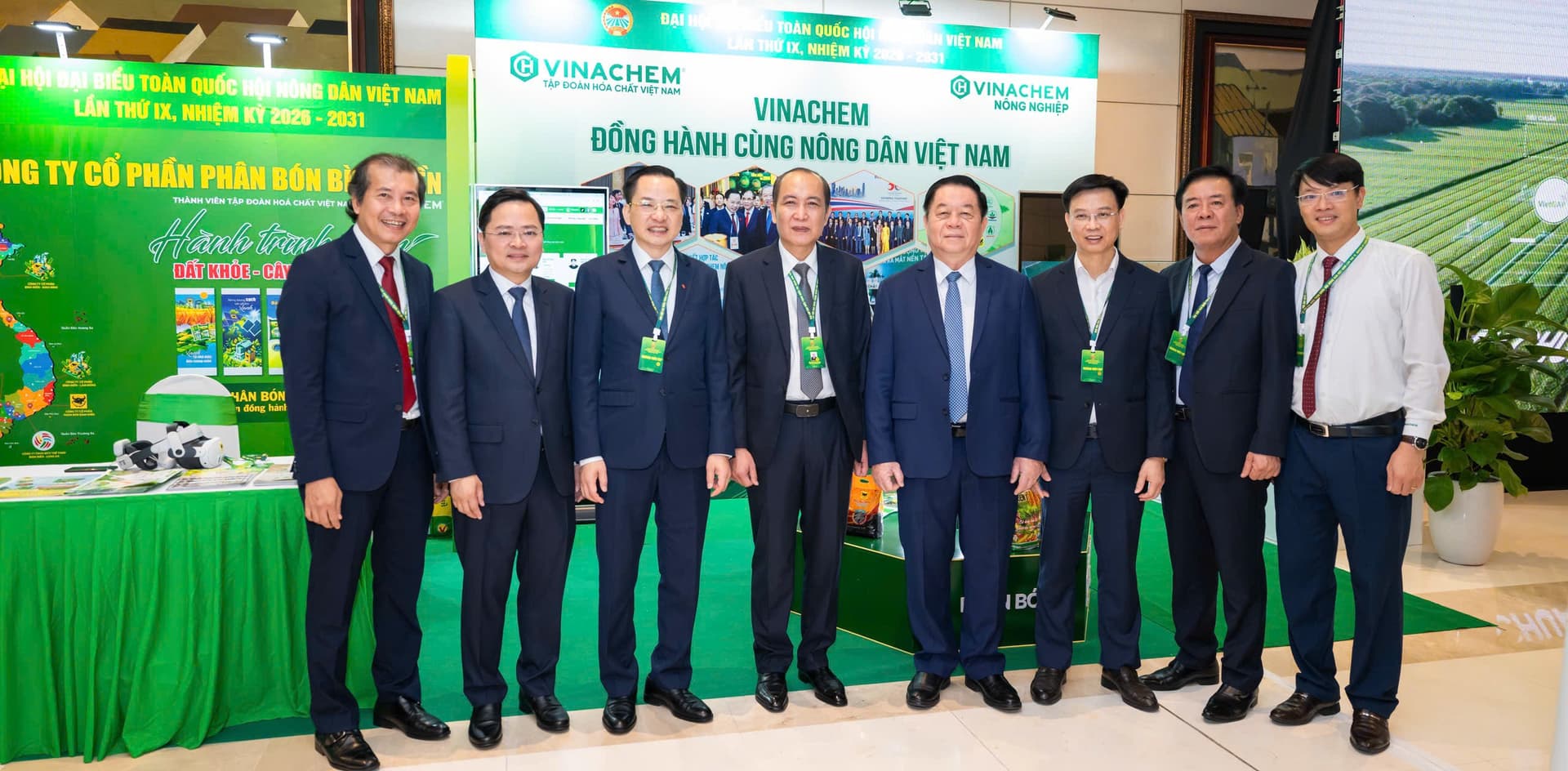 Mang giải pháp xanh đến đồng ruộng: Dấu ấn Vinachem tại Đại hội Đại biểu toàn quốc Hội Nông dân Việt Nam lần thứ IX
