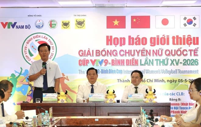 Giải bóng chuyền Cúp VTV9 - Bình Điền 2026 có giải thưởng ước tính hơn 1,2 tỉ đồng