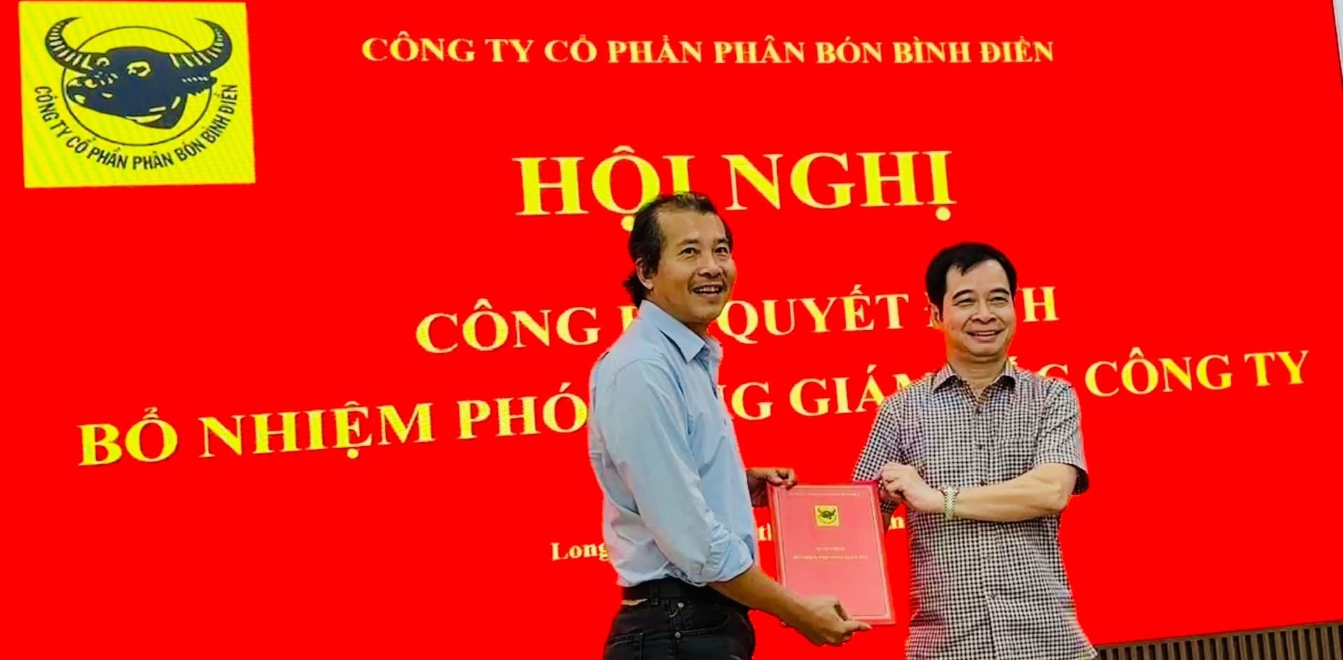 Công bố quyết định bổ nhiệm Phó Tổng giám đốc Công ty