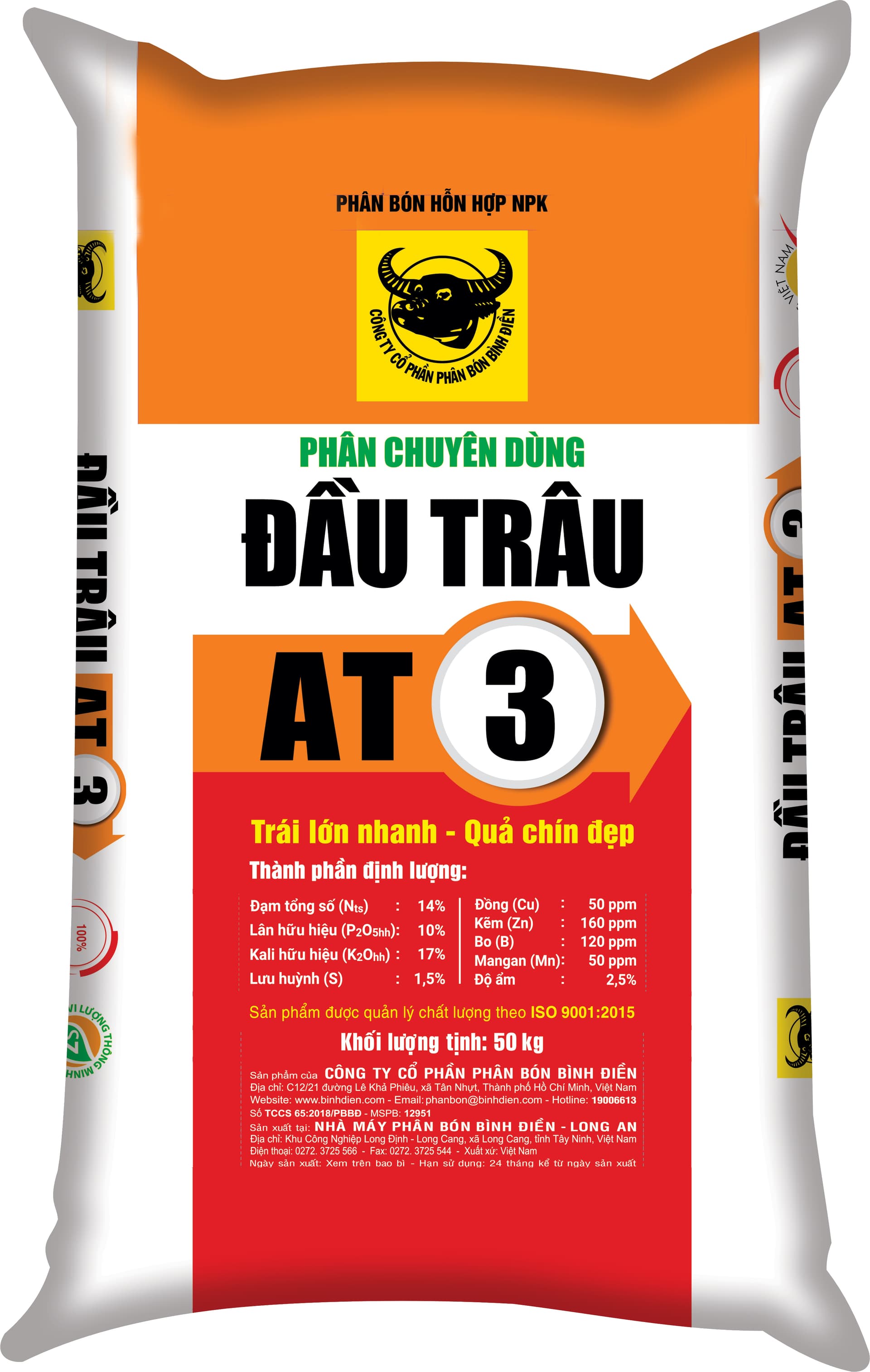 Đầu Trâu AT3 (Dùng cho cây ăn trái vùng ĐBSCL)