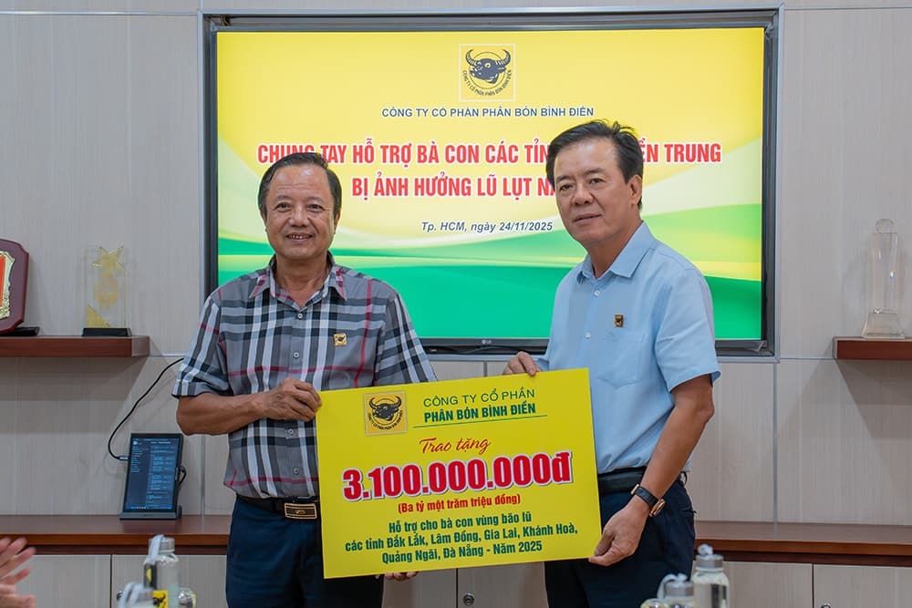 Vừa rời Thanh Hoá, Bình Điền tiếp tục triển khai gói hỗ trợ 3,1 tỷ đồng về vùng lũ Nam miền Trung